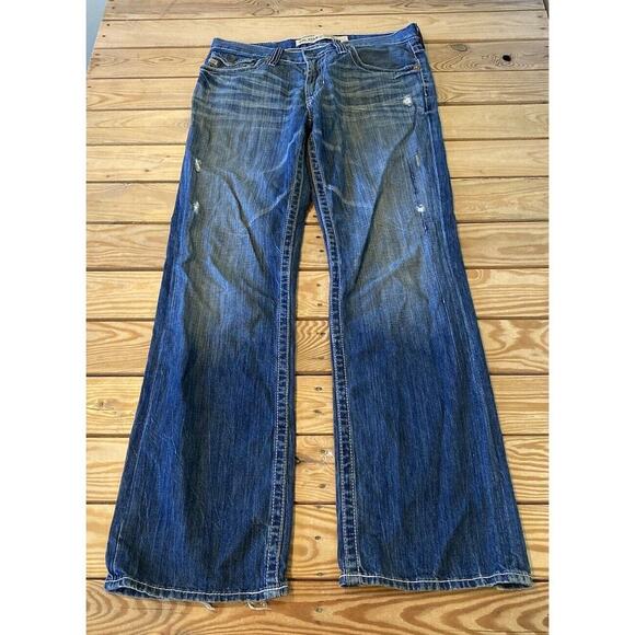 Big Star Pioneer Bootcut Jeans Size 33x32 Men's Blue - Picture 1 of 9